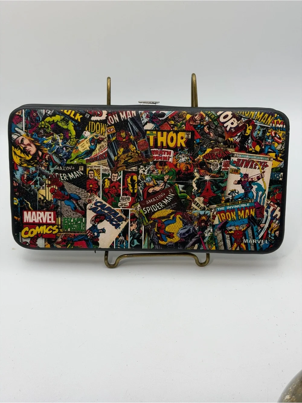 Buckle-Down Marvel Comics Clutch Wallet Spider-Man Iron Man Thor Hulk